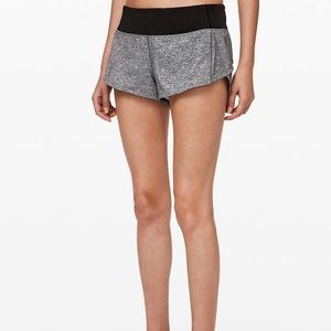 Grey Lululemon Speed Up Shorts